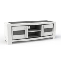 Meuble TV Hifi 2 portes longueur 170 cm - TOLEDE