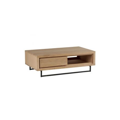 Table basse RIPLEY 1 tiroir - 1 niche - CASITA