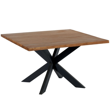 Table TULUA carrée 1m30 en teck massif - CASITA