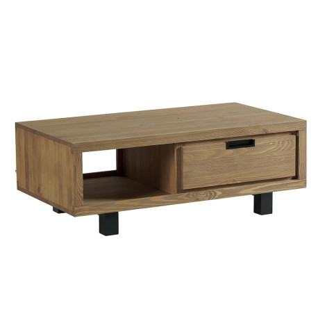 Table basse LOFT 1 tiroir 1 niche - Casita